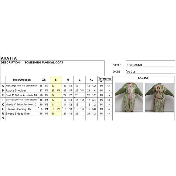 Aratta Grape Jam Size Small Something Magical Velvet Coat - Picture 8 of 8